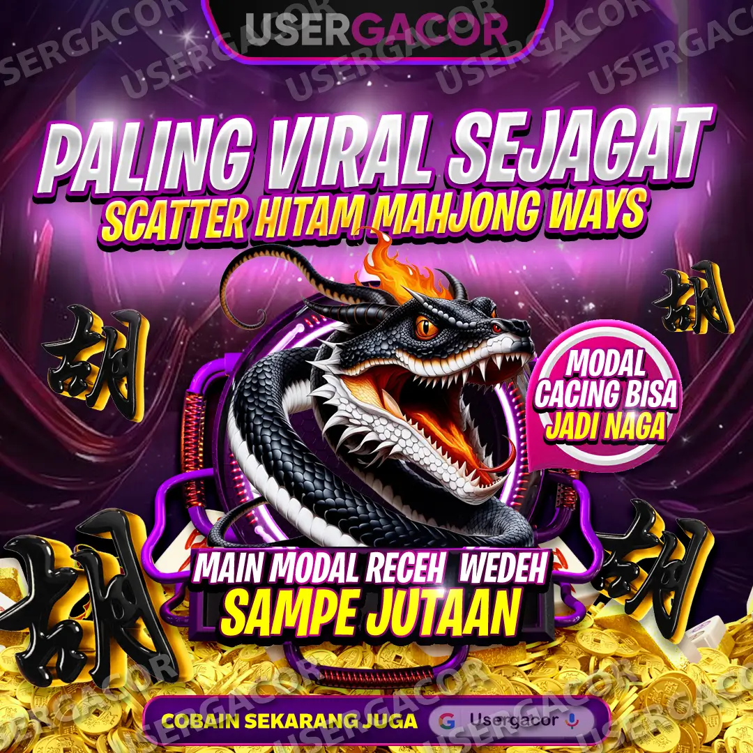 Mahjong Ways : Judi Slot Mahjong Scatter Hitam Gacor di Usergacor